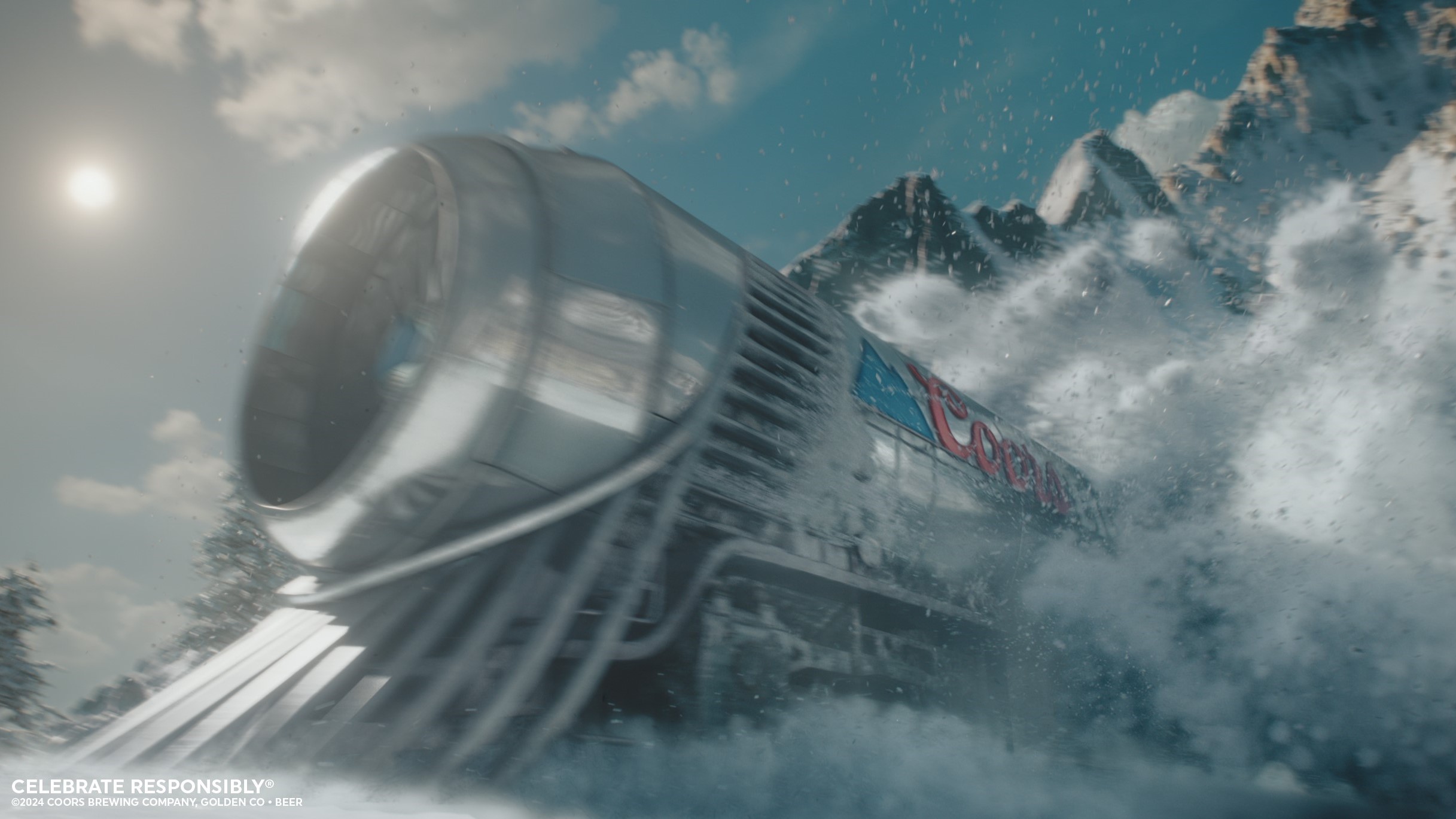 How Coors Light's beer train became an icon Molson Coors Beer & Beyond